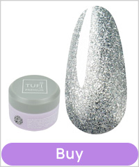 TUFI profi Gel Paint Platinum Silver